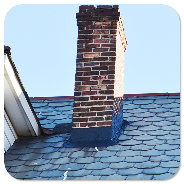 roof flashing around chimney