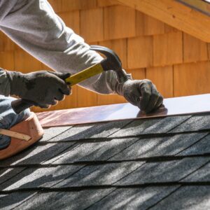 roof flashing install