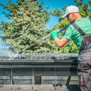 Cleaning gutters